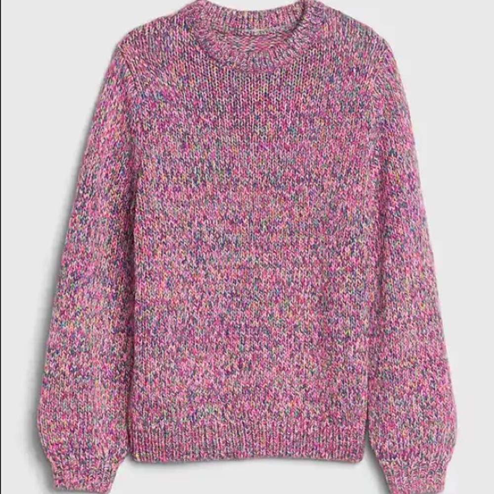 *NWT* Gap Multicolor Marled Crewneck Sweater